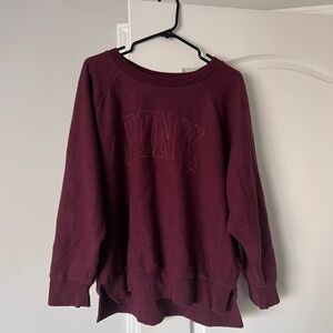 PINK Burgundy Sweatshirt